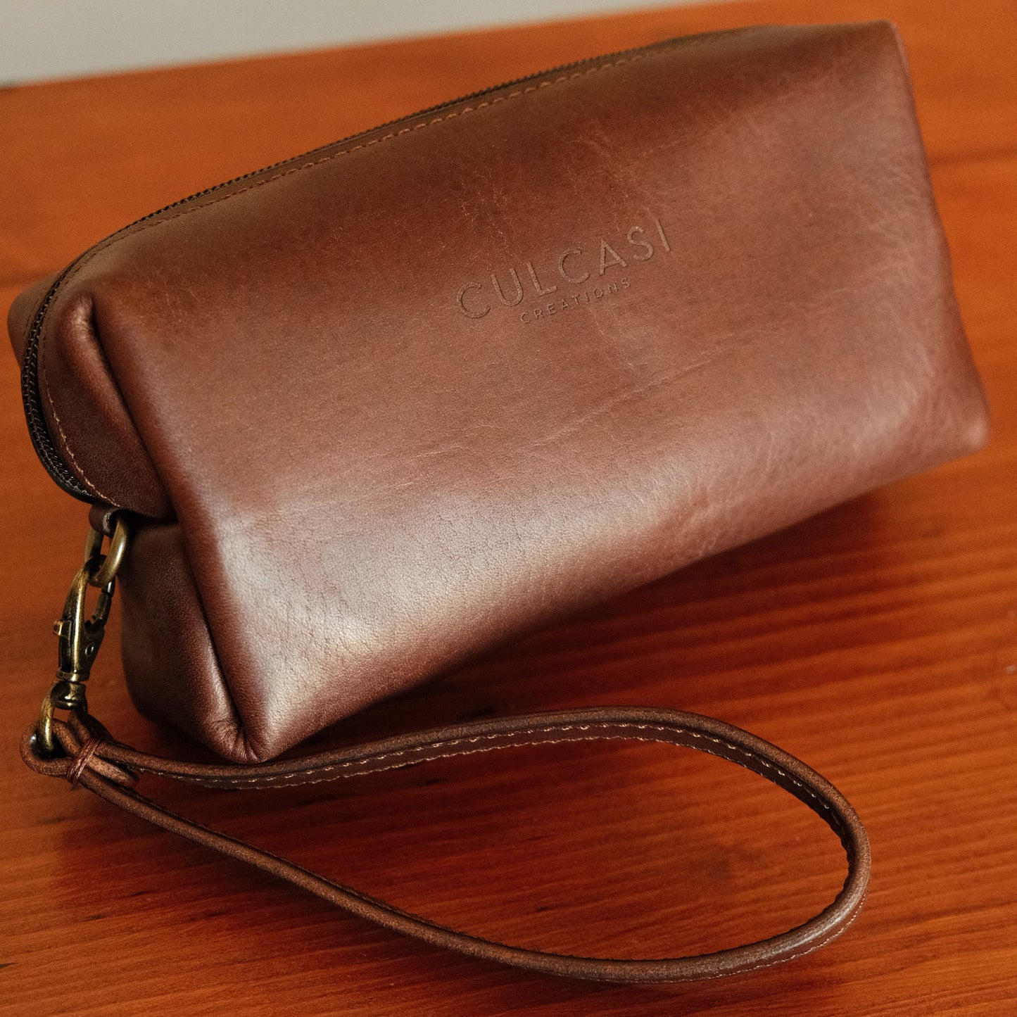Pochette da polso - Marrone