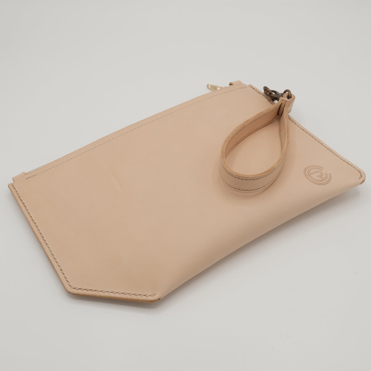 Flat clutch bag - Cream