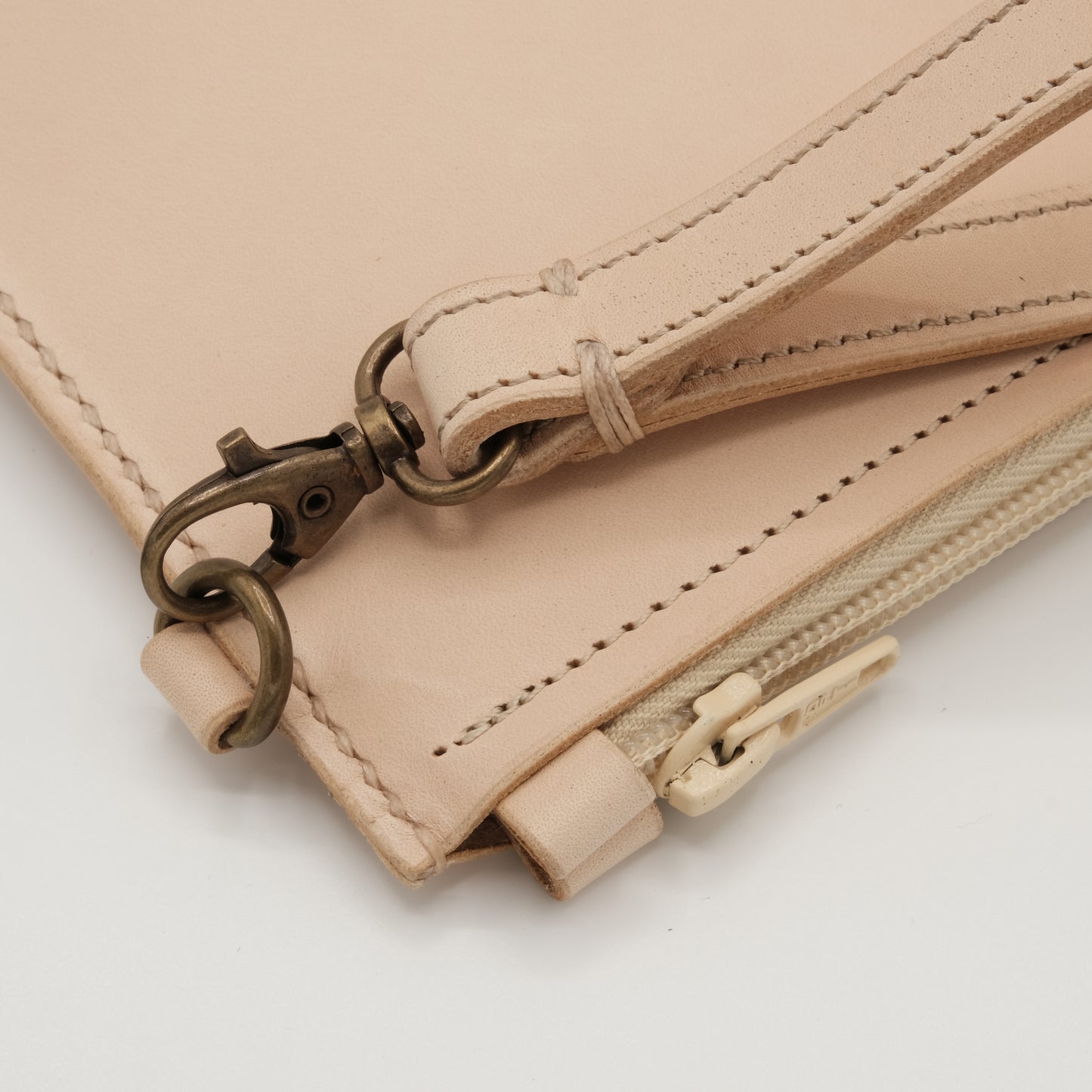 Flat clutch bag - Cream