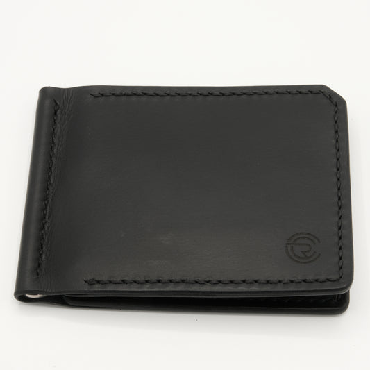 Wallet with money clip - Black